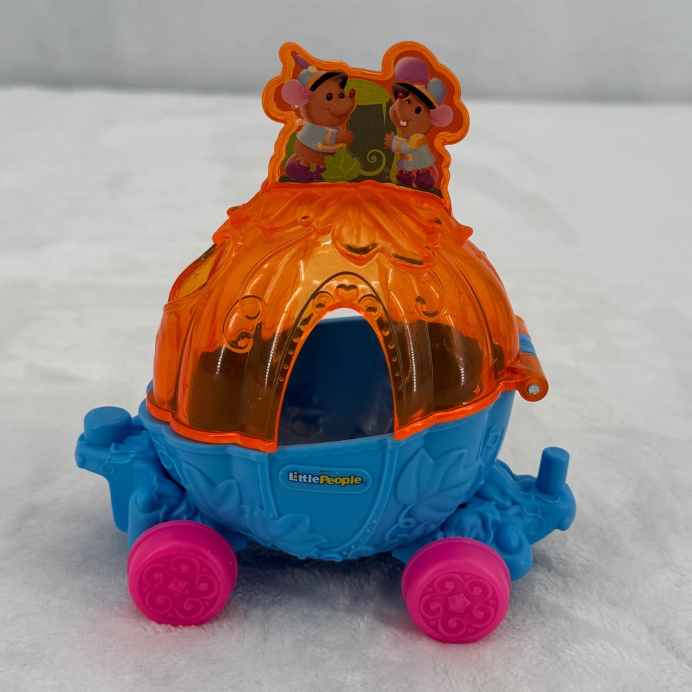 Fisher Price Little People Disney Cinderella Pumpkin Float Carriage Toy